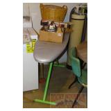 Iron, Ironing Board, Basket and More.