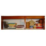 Knitting and Craft Books, Baskets & Tins. Knitting and Craft Books, Baskets & Tins.