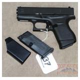 New Glock 43 9mm Sub Compact SA Pistol.