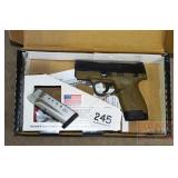 New S&W M&P9 Shield FDE 9mm SA Pistol.