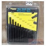 New Wheeler 9 Piece Roll Pin Punch Set w/ Pouch.