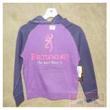 New Browning Purple Hoodie, M.