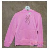 New Browning Pink Hoodie, Youth L.