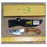 New Elk Ridge 8" Knife w/ Sheath.