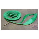 New Green 4'X12' 18,000# Tow Strap/Twisted Loops.