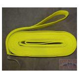 New 2'X30' 20,000# Tow Strap with Flat Loops.
