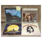 4 Assorted Jackson Browne Records.