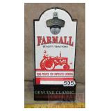 Farmall  Wall Mount Bottle Opener. 12' high.