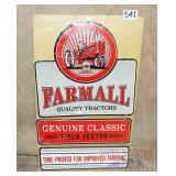 IH Farmall Embossed 3 Piece Tin Sign.