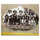 'Give Them the Ammo' Tin Sign. 12X17.