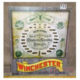 Winchester Rimfire Cartridges Wooden Sign. 18X16