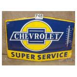 Chevrolet Wall Thermometer. 10"X14"