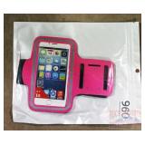 Brand New Cell Phone Armband, Pink.