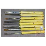 8 Assorted Freud Lathe Chisels.