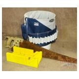 AWP Bucket Buddy Tool Tote, Hand Saw & Miter Box.