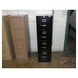 Nice 4 Drawer Black Letter Size Filing Cabinet.