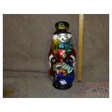 Neat Glass Snowman Figure. 18' High.