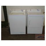 GE Heavy Duty Washer & Electric Dryer.