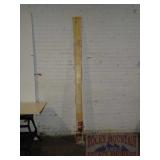 4 8' Knotty Pine Beadboard Planks.