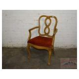 Vintage French Provincial Arm Chair.