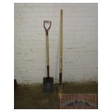 Trenching Shovel & Square Shovel.