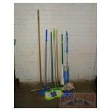 Mops, Dust Mop, Squeegee & Cleaning Items.