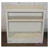 Vintage White Bookcase w/ Adjustable Shelf.