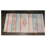 Pastel Woven Cotton Blanket.