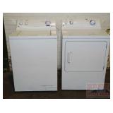 GE Heavy Duty Washer & Electric Dryer.