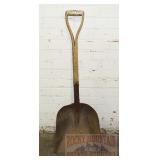 Scoop Shovel w/ Wood 'D' Handle.