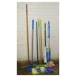 Mops, Dust Mop, Squeegee & Cleaning Items.