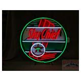 New 'Texaco Sky Chief' 3 Color Neon Sign.