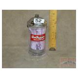 Vintage Style 'Dr. Pepper' Advertising Straw Jar.