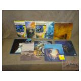 10 Assorted Moody Blues Record Albums.