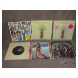 6  Assorted Beach Boys LPs.