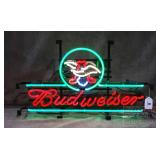 New 'Budweiser' Neon Sign.