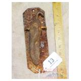 Vintage Style Cast Iron Chile Pepper Door Knocker.