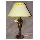 Bronze Finish Table Lamp w/ Shade.