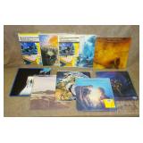 10 Assorted Moody Blues Record Albums.