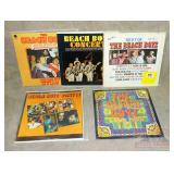 5 Assorted Beach Boys LPs.