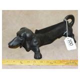 Cast Iron Daucshund Boot Scraper.