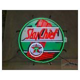 New 'Texaco Sky Chief' 3 Color Neon Sign.