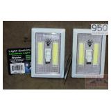 2 New Promier Cordless LED Wall Switch Lights.