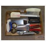 Knives, Rolling Cutter, Ice Cream Scoop & Other