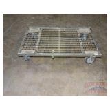 Heavy Duty 4 Wheel Rolling Cart. 42'X27'