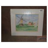 Original Water Color Painting, Signed Hoover.