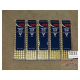 5 Boxes, 100 CCI Mini-Mag 22 LR 36 G HP Cartridges