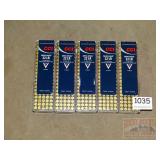 5 Boxes, 100 CCI Mini-Mag 22 LR 36 G HP Cartridges