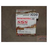 555 Winchester .22 LR 36 G Cartridges.