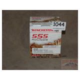 555 Winchester .22 LR 36 G Cartridges.